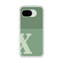 スリムプロテクションケース［ オリジナル - initial two tone - X green ］