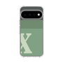 スリムプロテクションケース［ オリジナル - initial two tone - X green ］