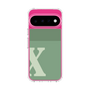 スリムプロテクションケース［ オリジナル - initial two tone - X green ］
