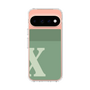 スリムプロテクションケース［ オリジナル - initial two tone - X green ］