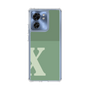 スリムプロテクションケース［ オリジナル - initial two tone - X green ］