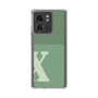 スリムプロテクションケース［ オリジナル - initial two tone - X green ］