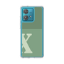 スリムプロテクションケース［ オリジナル - initial two tone - X green ］