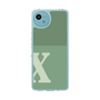 スリムプロテクションケース［ オリジナル - initial two tone - X green ］
