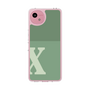 スリムプロテクションケース［ オリジナル - initial two tone - X green ］