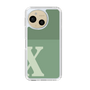 スリムプロテクションケース［ オリジナル - initial two tone - X green ］