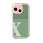 スリムプロテクションケース［ オリジナル - initial two tone - X green ］