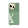スリムプロテクションケース［ オリジナル - initial two tone - X green ］