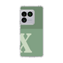 スリムプロテクションケース［ オリジナル - initial two tone - X green ］