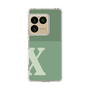 スリムプロテクションケース［ オリジナル - initial two tone - X green ］