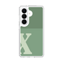 スリムプロテクションケース［ オリジナル - initial two tone - X green ］
