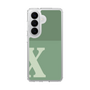 スリムプロテクションケース［ オリジナル - initial two tone - X green ］