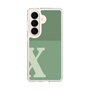 スリムプロテクションケース［ オリジナル - initial two tone - X green ］