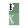 スリムプロテクションケース［ オリジナル - initial two tone - X green ］