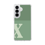 スリムプロテクションケース［ オリジナル - initial two tone - X green ］