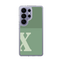 スリムプロテクションケース［ オリジナル - initial two tone - X green ］