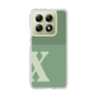 スリムプロテクションケース［ オリジナル - initial two tone - X green ］