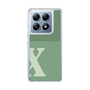 スリムプロテクションケース［ オリジナル - initial two tone - X green ］