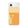 スリムプロテクションケース［ オリジナル - initial two tone - Y orange ］