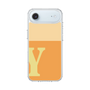 スリムプロテクションケース［ オリジナル - initial two tone - Y orange ］
