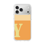 スリムプロテクションケース［ オリジナル - initial two tone - Y orange ］