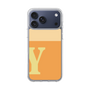 スリムプロテクションケース［ オリジナル - initial two tone - Y orange ］
