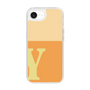スリムプロテクションケース［ オリジナル - initial two tone - Y orange ］