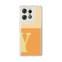 スリムプロテクションケース［ オリジナル - initial two tone - Y orange ］