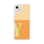 スリムプロテクションケース［ オリジナル - initial two tone - Y orange ］