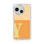スリムプロテクションケース［ オリジナル - initial two tone - Y orange ］