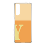 スリムプロテクションケース［ オリジナル - initial two tone - Y orange ］