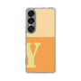 スリムプロテクションケース［ オリジナル - initial two tone - Y orange ］