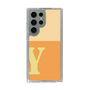 スリムプロテクションケース［ オリジナル - initial two tone - Y orange ］