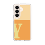 スリムプロテクションケース［ オリジナル - initial two tone - Y orange ］