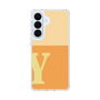 スリムプロテクションケース［ オリジナル - initial two tone - Y orange ］