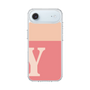 スリムプロテクションケース［ オリジナル - initial two tone - Y pink ］