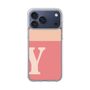スリムプロテクションケース［ オリジナル - initial two tone - Y pink ］