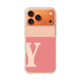 スリムプロテクションケース［ オリジナル - initial two tone - Y pink ］