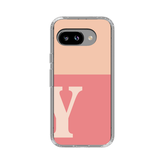 スリムプロテクションケース［ オリジナル - initial two tone - Y pink ］