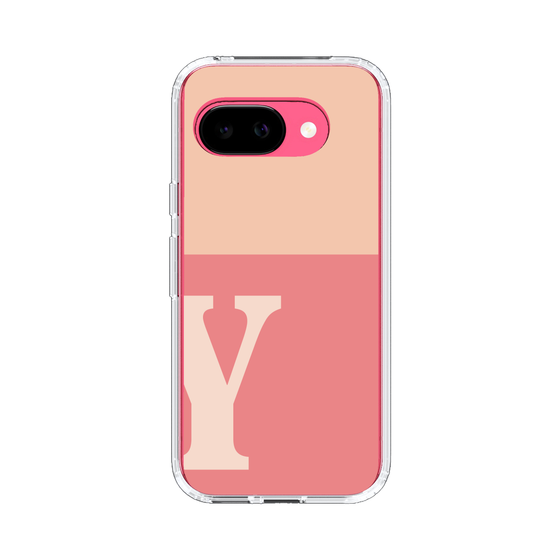 スリムプロテクションケース［ オリジナル - initial two tone - Y pink ］