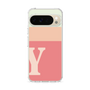 スリムプロテクションケース［ オリジナル - initial two tone - Y pink ］