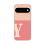 スリムプロテクションケース［ オリジナル - initial two tone - Y pink ］