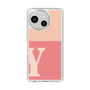 スリムプロテクションケース［ オリジナル - initial two tone - Y pink ］