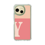 スリムプロテクションケース［ オリジナル - initial two tone - Y pink ］