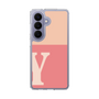 スリムプロテクションケース［ オリジナル - initial two tone - Y pink ］
