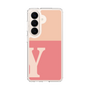 スリムプロテクションケース［ オリジナル - initial two tone - Y pink ］