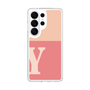 スリムプロテクションケース［ オリジナル - initial two tone - Y pink ］