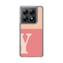 スリムプロテクションケース［ オリジナル - initial two tone - Y pink ］