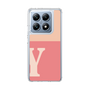スリムプロテクションケース［ オリジナル - initial two tone - Y pink ］