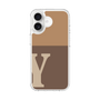 スリムプロテクションケース［ オリジナル - initial two tone - Y brown ］